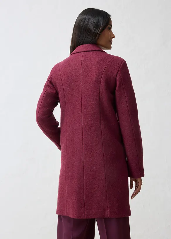 Blazermantel aus gewalkter Wolle, bonprix
