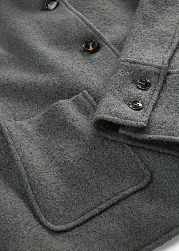 Blouson aus gewalkter Wolle, bonprix
