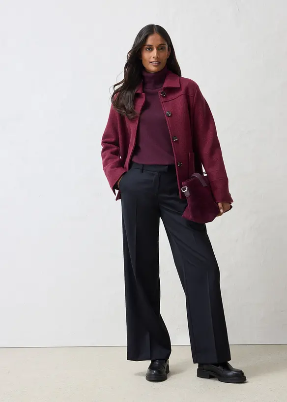 Blouson en laine bouillie, bonprix