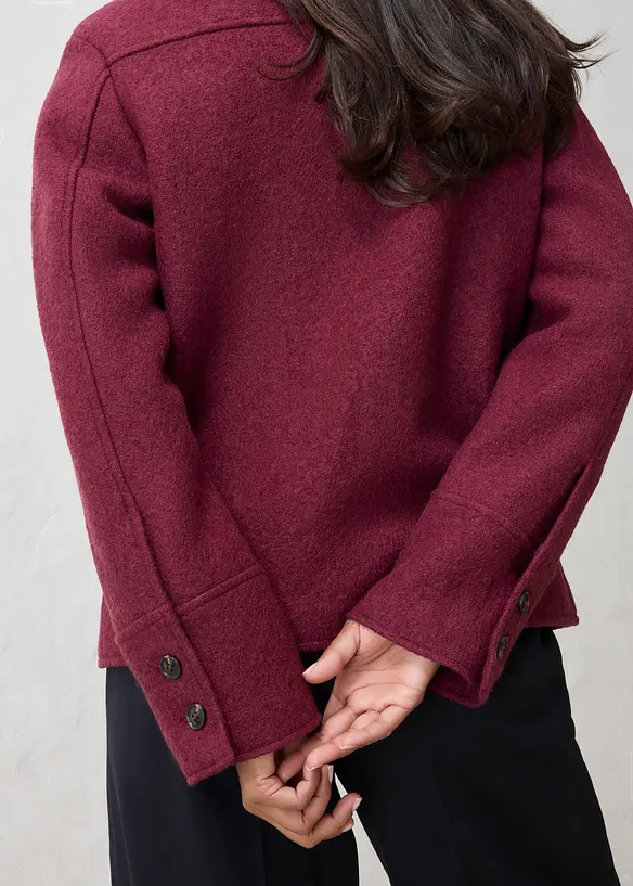 Blouson en laine bouillie, bonprix