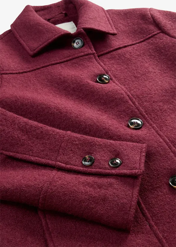Blouson en laine bouillie, bonprix