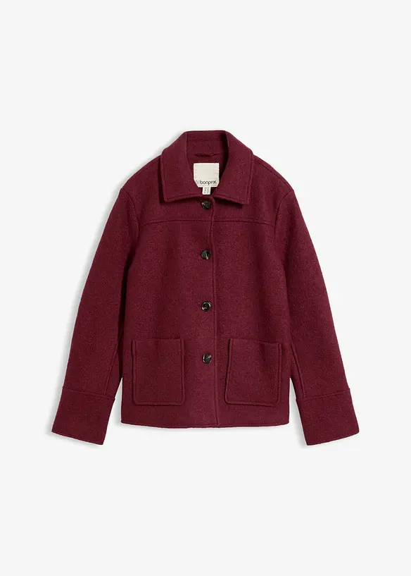 Blouson en laine bouillie, bonprix