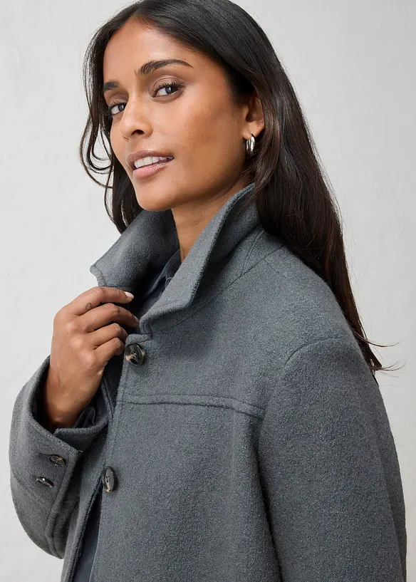 Blouson aus gewalkter Wolle, bonprix