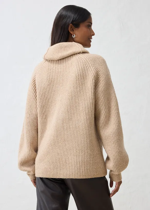 Pullover aus weichem Woll-Mix, bonprix