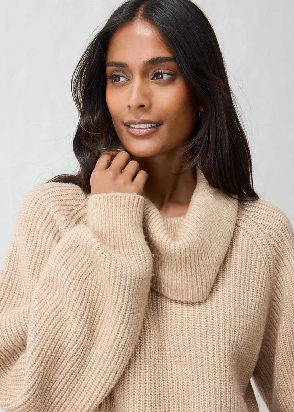 Pullover aus weichem Woll-Mix, bonprix