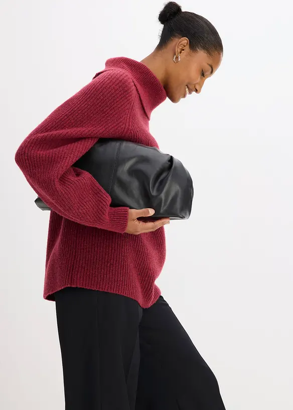 Pull doux en laine majoritaire, bonprix
