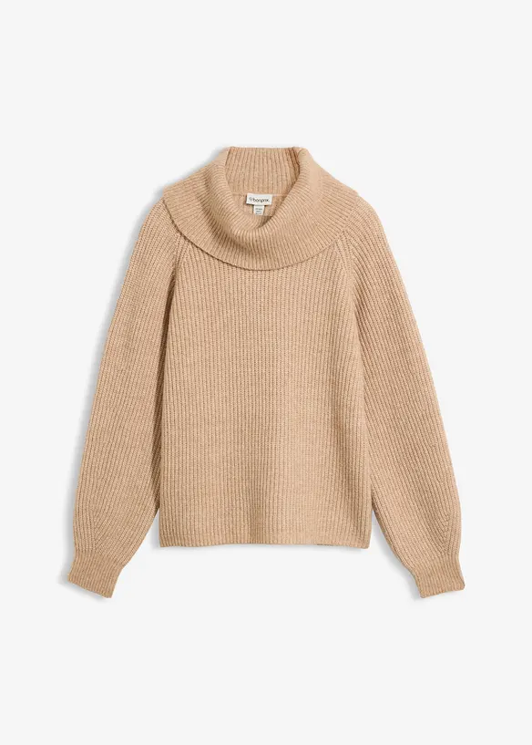 Pullover aus weichem Woll-Mix, bonprix