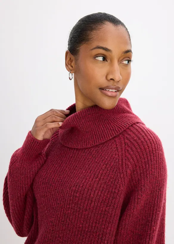 Pull doux en laine majoritaire, bonprix