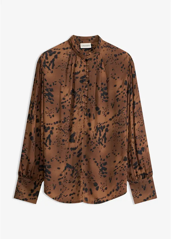 Chiffonbluse mit Stehkragen, bonprix
