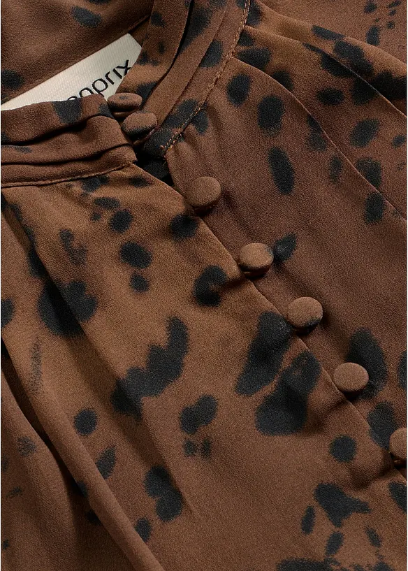 Chiffonbluse mit Stehkragen, bonprix