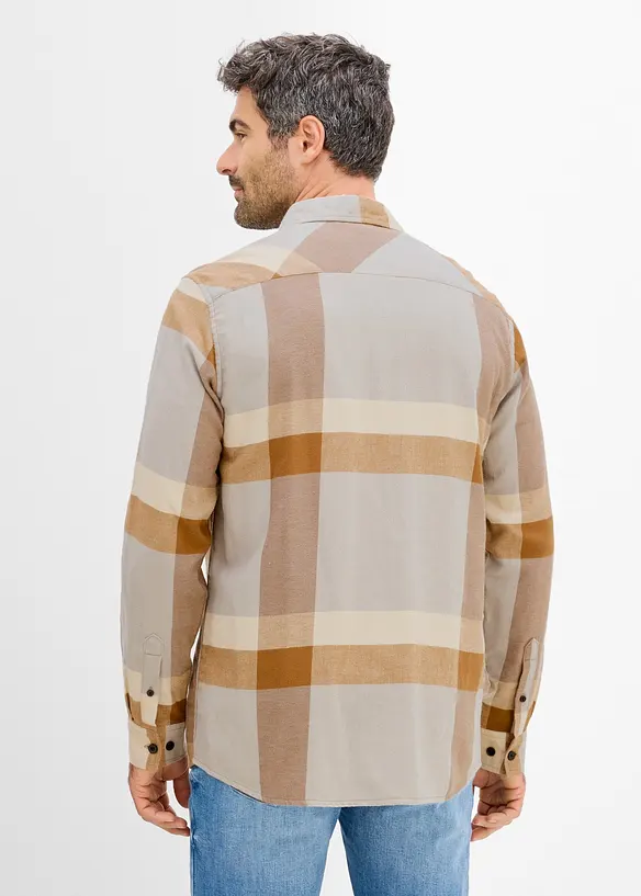 Chemise en flanelle 100% coton, bonprix