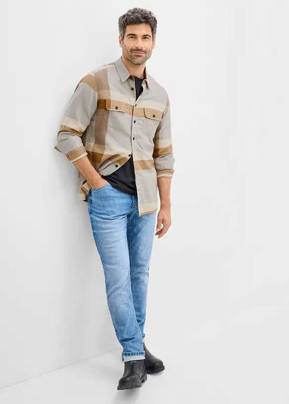 Chemise en flanelle 100% coton, bonprix