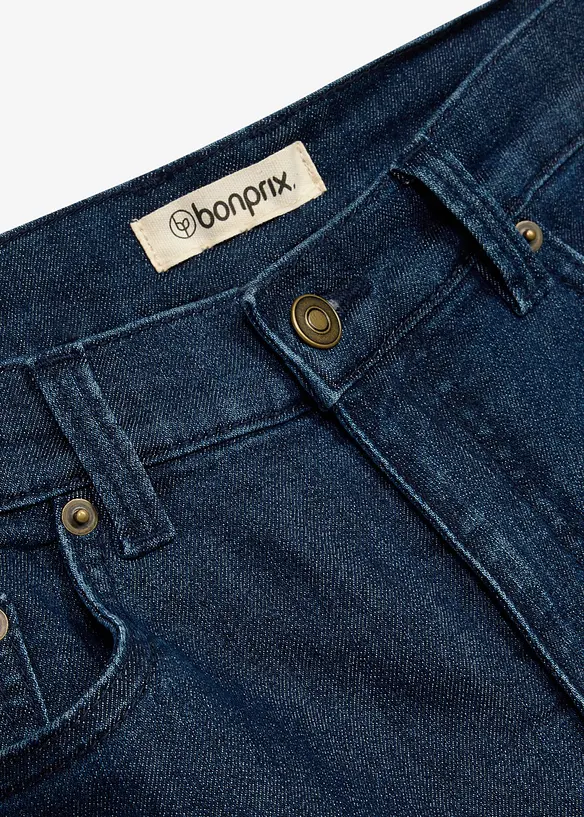Jean Classic Fit &agrave; doublure chaude en jersey, Straight, bonprix
