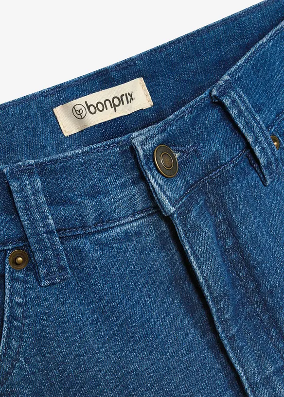 Jean Classic Fit &agrave; doublure chaude en jersey, Straight, bonprix