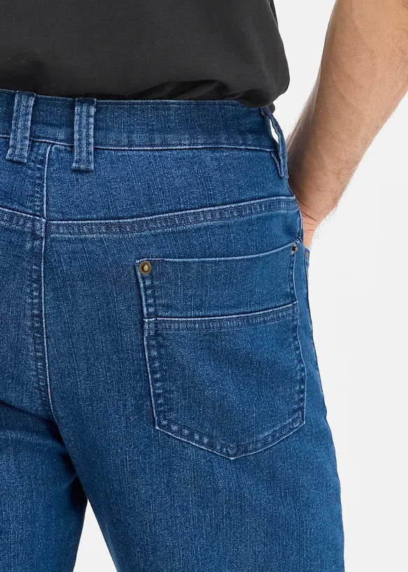 Jean Classic Fit &agrave; doublure chaude en jersey, Straight, bonprix