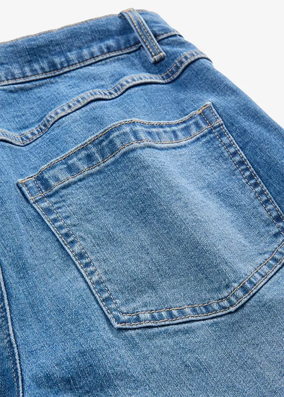 Wide-Leg-Jeans mit Nahtdetails, bonprix