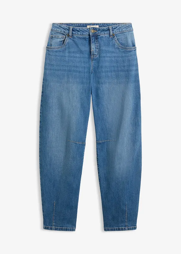 Barrel-Jeans Mid Waist, bonprix