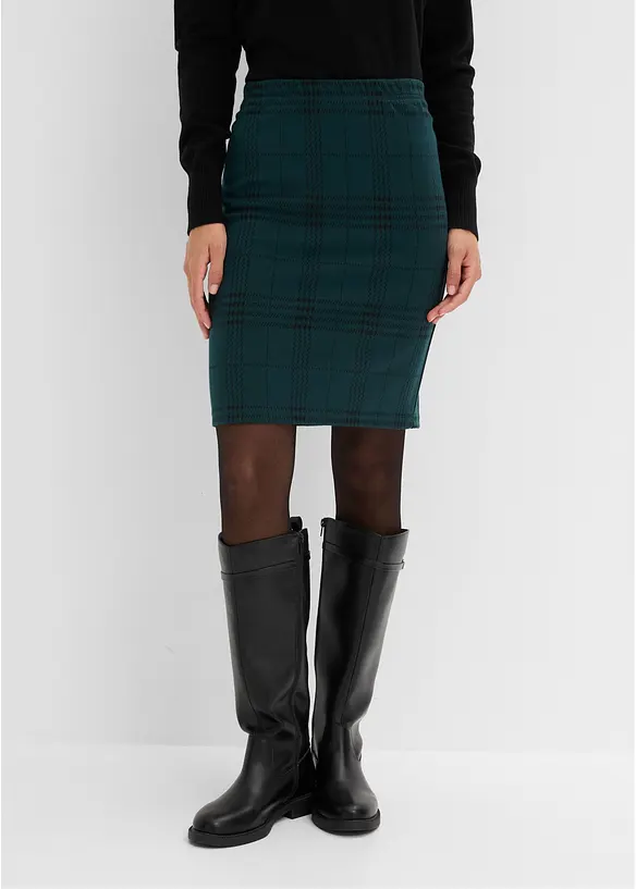Mini-jupe en tartan, bonprix