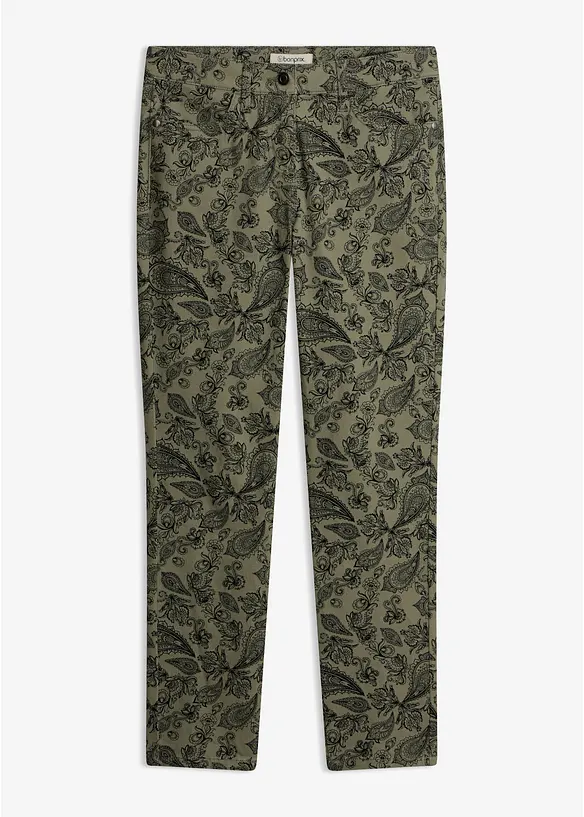 Baumwollstretch-Hose bedruckt, bonprix