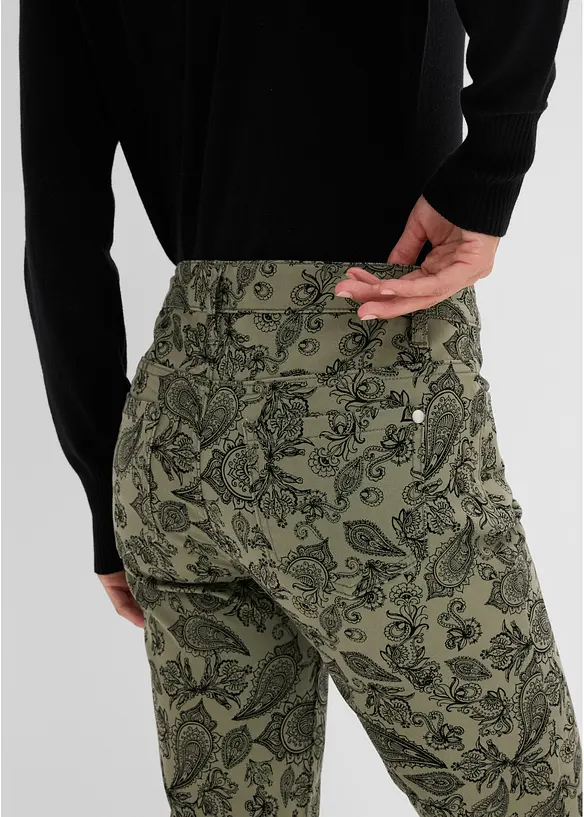 Baumwollstretch-Hose bedruckt, bonprix
