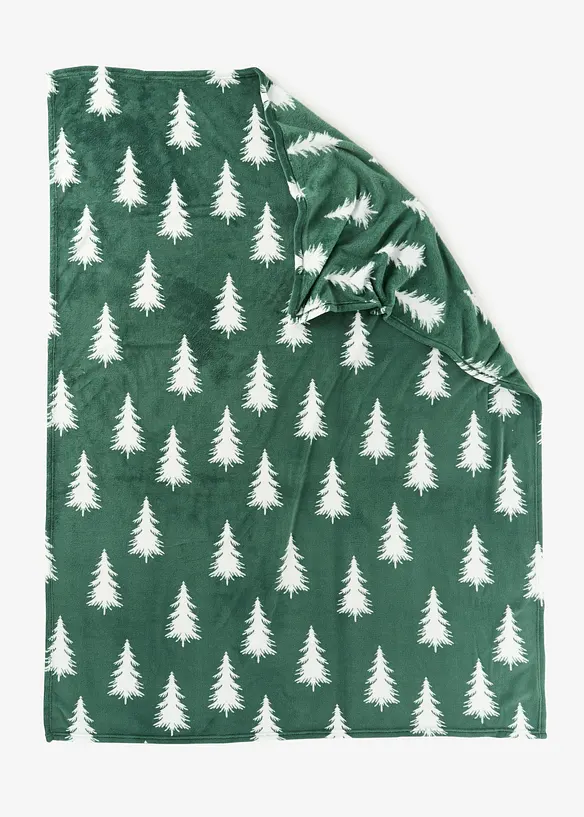 Kuscheldecke mit Tannenb&auml;umen, bonprix