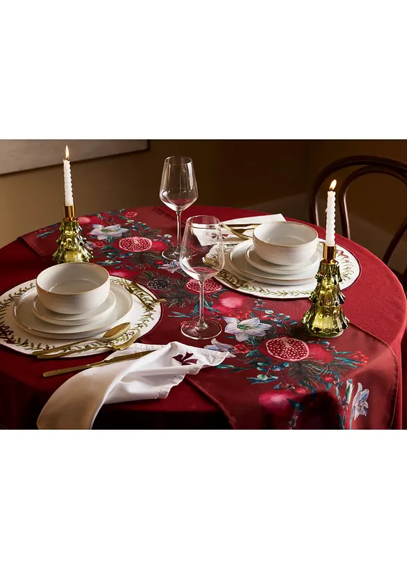 Lot de 2 bougeoirs LED Sapin, bonprix
