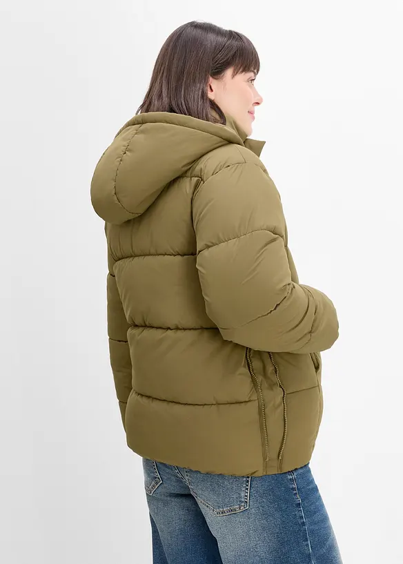 3-in-1-Umstands-Pufferjacke mit Trageeinsatz, wasserabweisend, bonprix