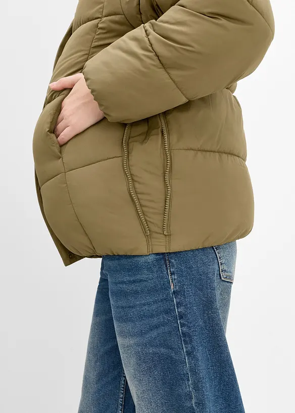 3-in-1-Umstands-Pufferjacke mit Trageeinsatz, wasserabweisend, bonprix