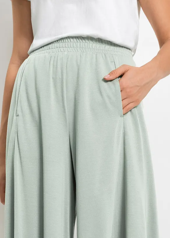 Jupe-culotte en jersey, jambes larges, bonprix
