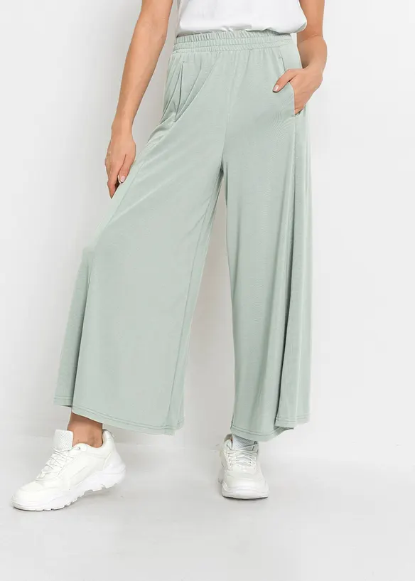 Jupe-culotte en jersey, jambes larges, bonprix