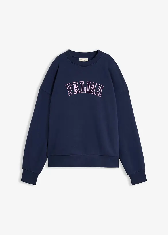 Oversize-Sweatshirt aus Baumwoll-Mix, bonprix