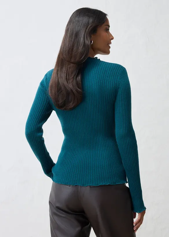 Pullover aus feiner Merinowolle, bonprix