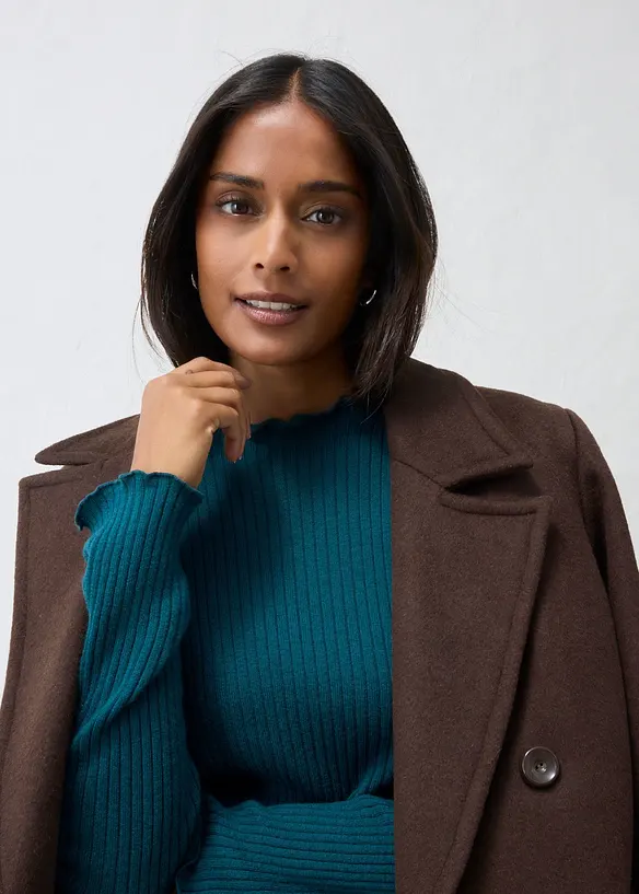 Pullover aus feiner Merinowolle, bonprix