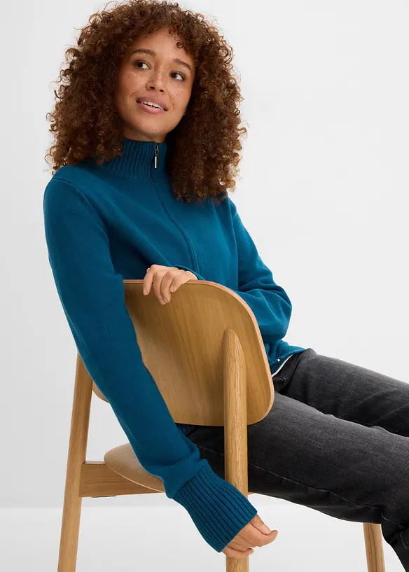 Strickjacke aus reiner Bio-Baumwolle, bonprix