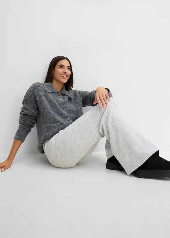 Pantalon en maille, bonprix