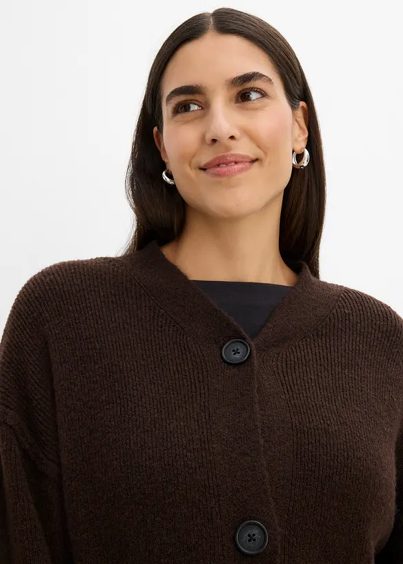 Gilet en maille avec ceinture, bonprix