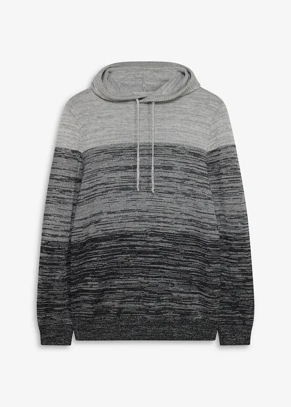 Feinstrick-Kapuzenpullover in Regular Fit, bonprix