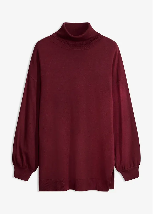 Rollkragenpullover aus Viskose-Mix, bonprix