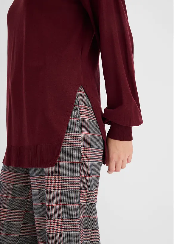 Rollkragenpullover aus Viskose-Mix, bonprix