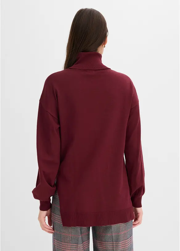 Rollkragenpullover aus Viskose-Mix, bonprix