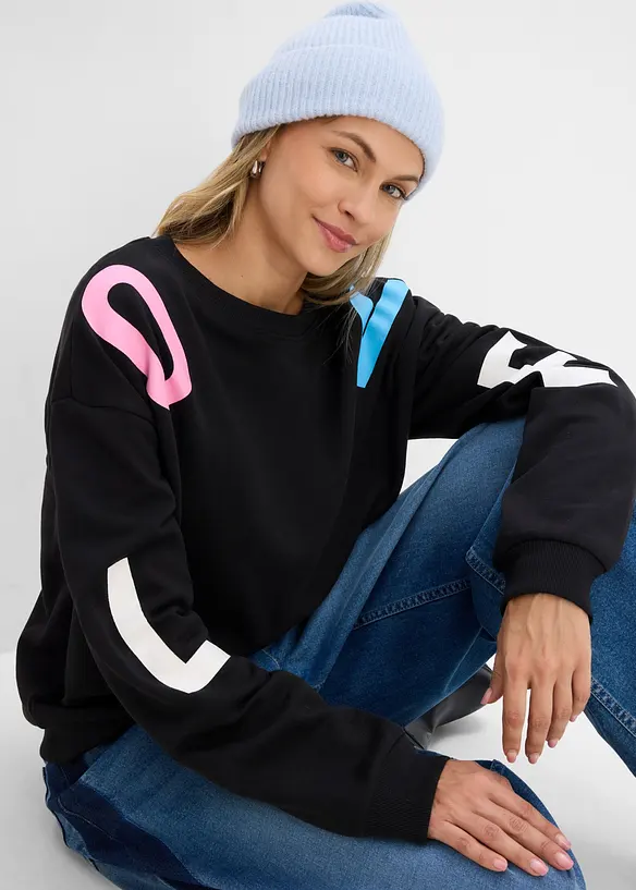 Sweat oversize et doux, bonprix