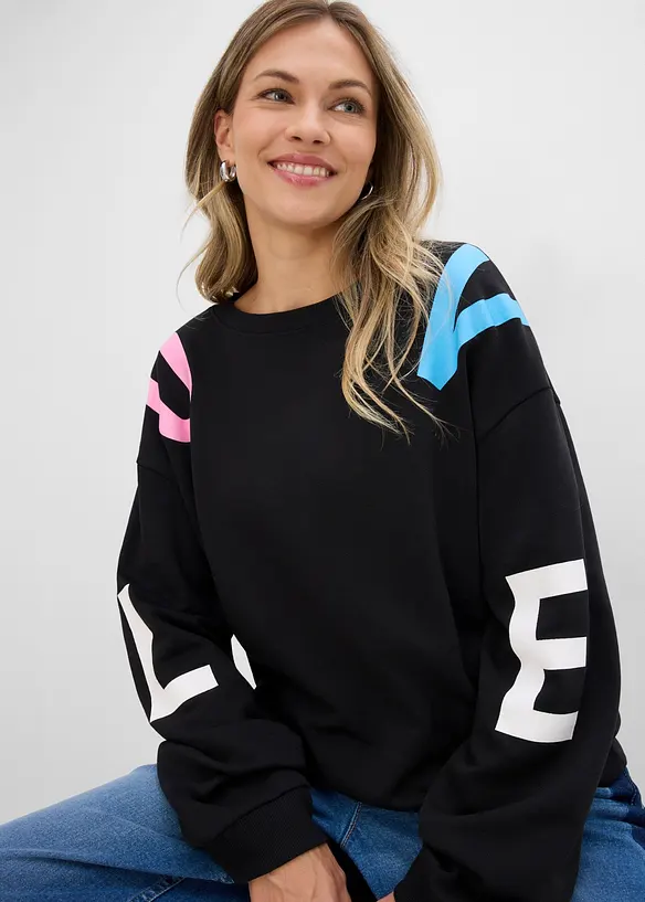 Sweat oversize et doux, bonprix