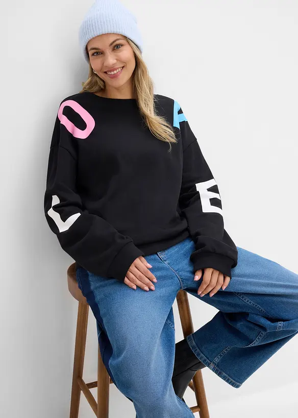 Sweat oversize et doux, bonprix