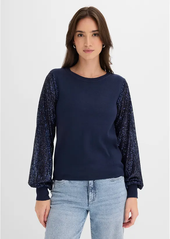 Feinstrickpullover aus weichem Viskose-Mix, bonprix