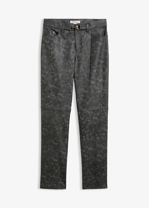Pantalon enduit, aspect vieilli, bonprix
