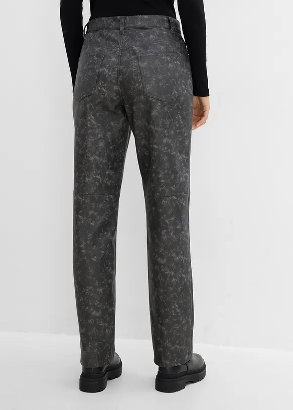 Pantalon enduit, aspect vieilli, bonprix