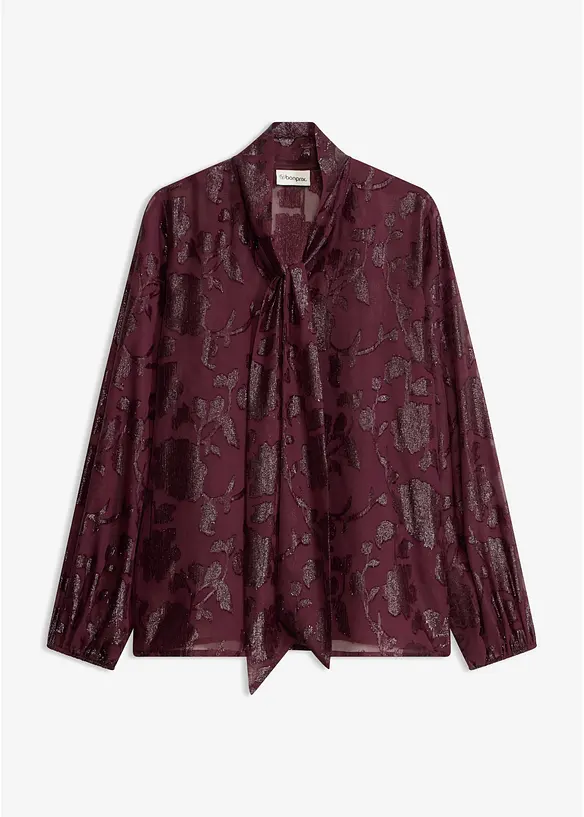 Blouse ample &agrave; broderies, bonprix