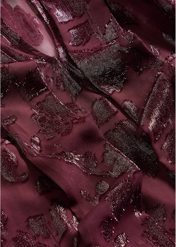 Blouse ample &agrave; broderies, bonprix
