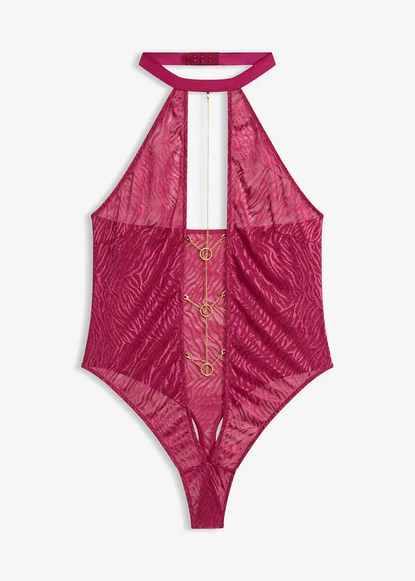 Stringbody mit abnehmbaren Kettendetails, bonprix