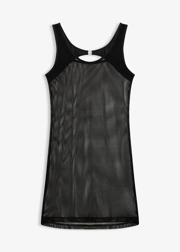 Kleid mit Wetlook, bonprix